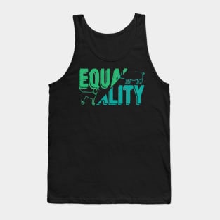 Equality, vegan gift ideas Tank Top